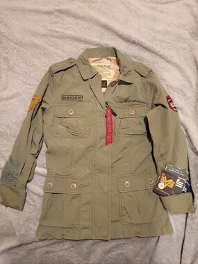 NWT Women's SMALL Alpha Industries Military Style Jacket